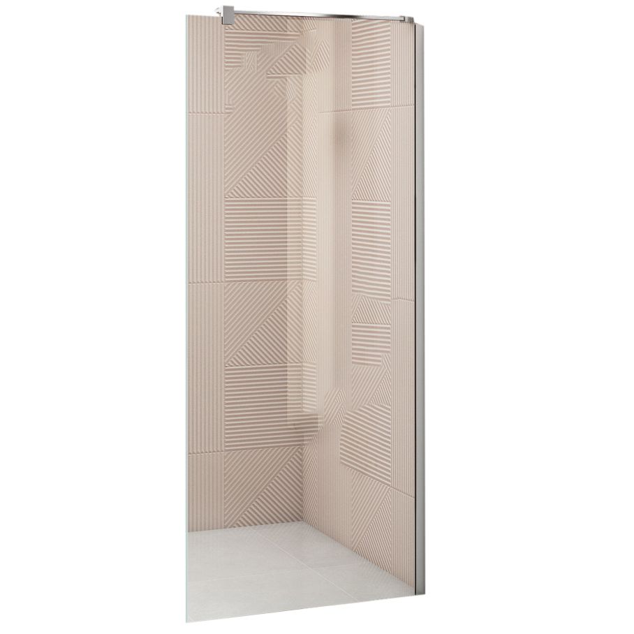 Simple Bathroom Tempered Glass Bath Screen, Frameless Fixed Partition Screen Clearhalo 'Bathroom Remodel & Bathroom Fixtures' 'Home Improvement' 'home_improvement' 'home_improvement_shower_tub_doors' 'Shower and Tub Doors' 'shower_tub_doors' 'Showers & Bathtubs' 1200x1200_f3c163d3-c3f2-45eb-87c2-079197babb92