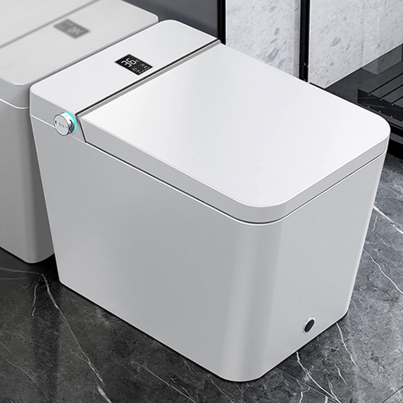 Modern Floor Mount Flush Toilet Siphon Jet Urine Toilet with Heated Seat for Bathroom Clearhalo 'Bathroom Remodel & Bathroom Fixtures' 'Home Improvement' 'home_improvement' 'home_improvement_toilets' 'Toilets & Bidets' 'Toilets' 1200x1200_f3cc07c3-27b6-4e82-8b61-e13606fe81be