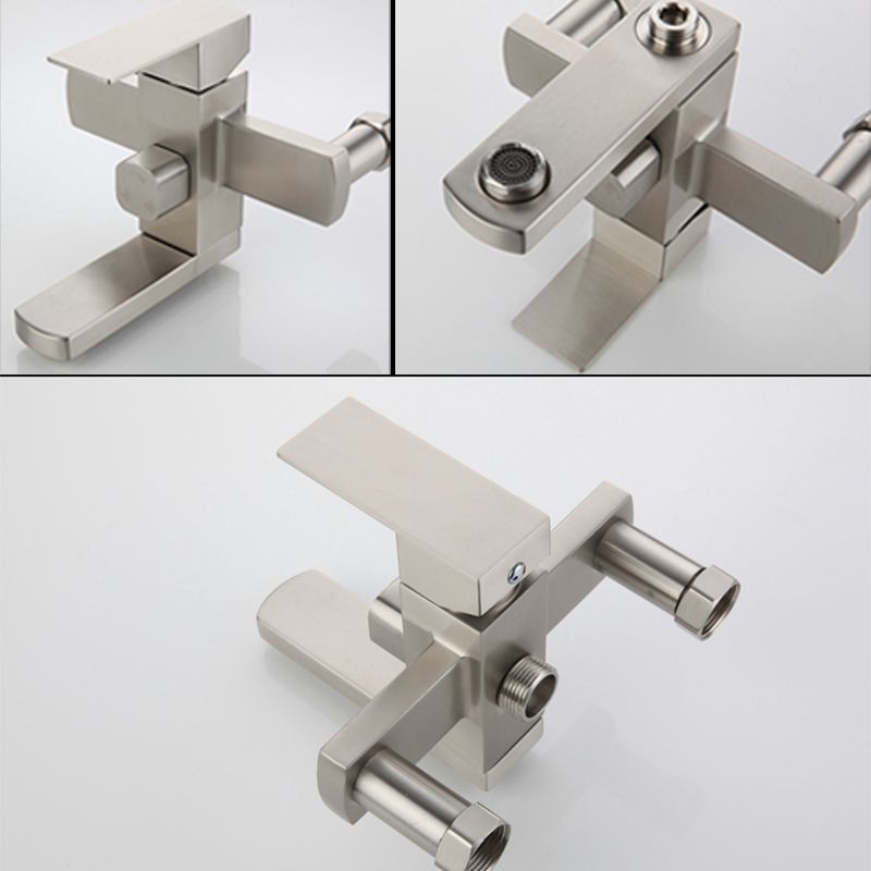 Modern Shower System Stainless Steel Temperature Control Wall Mounted Shower Set Clearhalo 'Bathroom Remodel & Bathroom Fixtures' 'Home Improvement' 'home_improvement' 'home_improvement_shower_faucets' 'Shower Faucets & Systems' 'shower_faucets' 'Showers & Bathtubs Plumbing' 'Showers & Bathtubs' 1200x1200_f3d7448a-798e-49dd-9c96-84f3919bf709