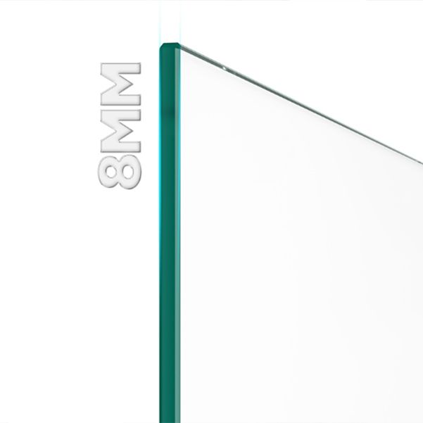 Semi Frameless Double Sliding Shower Door Clear Glass Shower Screen Clearhalo 'Bathroom Remodel & Bathroom Fixtures' 'Home Improvement' 'home_improvement' 'home_improvement_shower_tub_doors' 'Shower and Tub Doors' 'shower_tub_doors' 'Showers & Bathtubs' 1200x1200_f3e2b714-ced5-4fc9-af43-311ac15ea21e