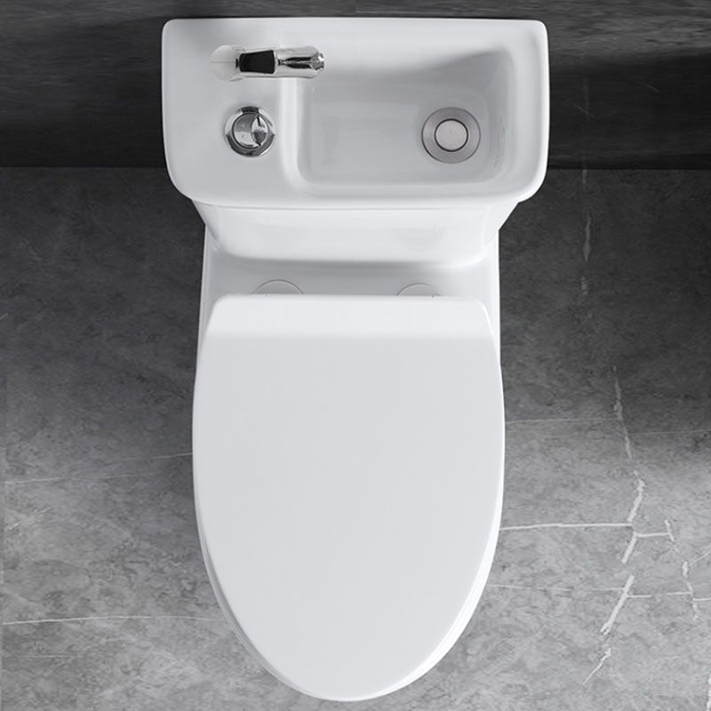 Modern Porcelain Toilet Floor Mount Siphon Jet One-Piece Toilet Flush Toilet Clearhalo 'Bathroom Remodel & Bathroom Fixtures' 'Home Improvement' 'home_improvement' 'home_improvement_toilets' 'Toilets & Bidets' 'Toilets' 1200x1200_f3f41379-bb2e-43ee-9916-1ce3b8f2d7c4