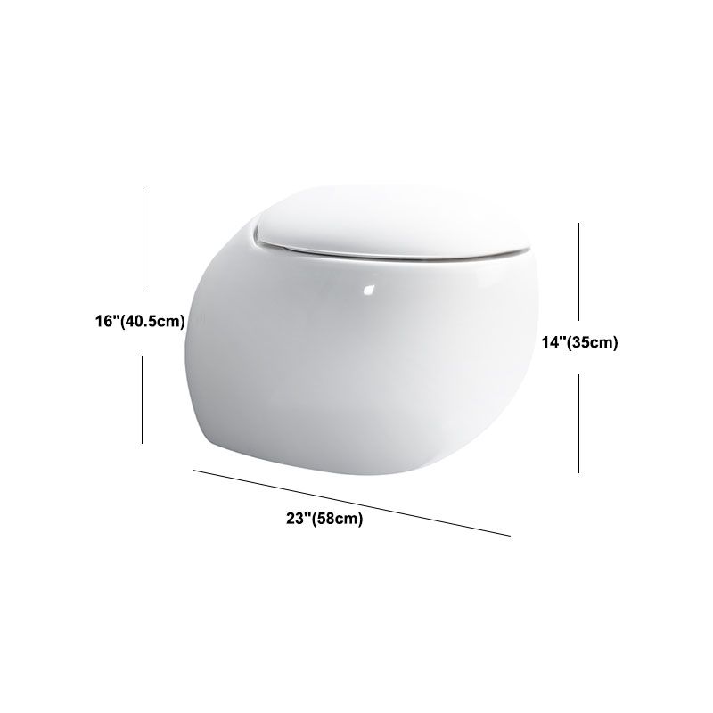 Modern Wall Mount Toilet Gravity Toilet Bowl with Slow Close Seat for Washroom Clearhalo 'Bathroom Remodel & Bathroom Fixtures' 'Home Improvement' 'home_improvement' 'home_improvement_toilets' 'Toilets & Bidets' 'Toilets' 1200x1200_f4029d41-e678-42ef-84ec-016df3762e74