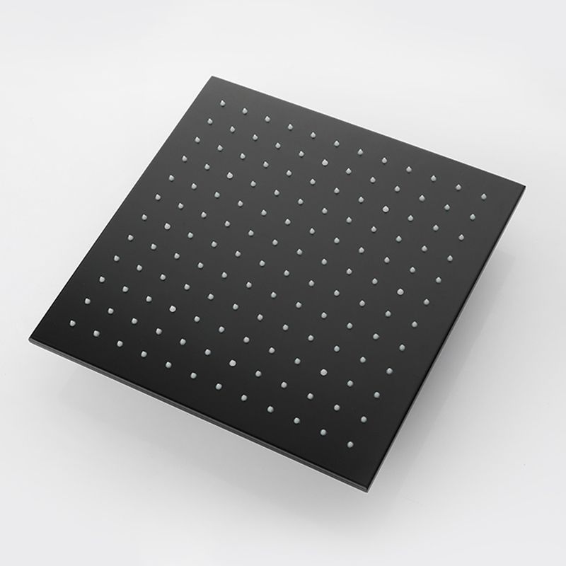 Modern Shower Faucet Adjustable Water Flow Rain Shower Head Shower System in Black Clearhalo 'Bathroom Remodel & Bathroom Fixtures' 'Home Improvement' 'home_improvement' 'home_improvement_shower_faucets' 'Shower Faucets & Systems' 'shower_faucets' 'Showers & Bathtubs Plumbing' 'Showers & Bathtubs' 1200x1200_f408df8e-a2b8-4978-8181-0e84adbd4003