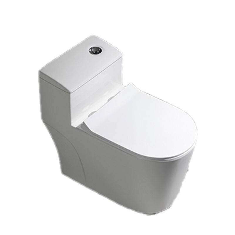 Contemporary Ceramic Toilet Bowl Floor Mounted Urine Toilet with Spray Gun for Washroom Clearhalo 'Bathroom Remodel & Bathroom Fixtures' 'Home Improvement' 'home_improvement' 'home_improvement_toilets' 'Toilets & Bidets' 'Toilets' 1200x1200_f43af33e-e5a1-433a-b091-2a15faefdf25