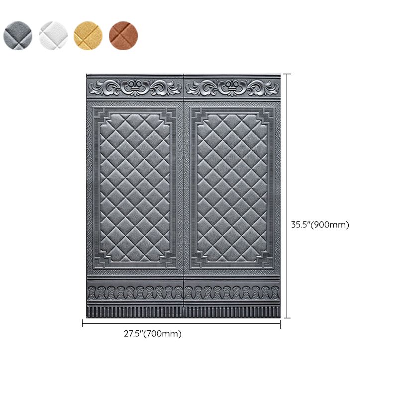 Plastic Backsplash Panels Peel and Stick Wainscoting with Waterproof Clearhalo 'Flooring 'Home Improvement' 'home_improvement' 'home_improvement_wall_paneling' 'Wall Paneling' 'wall_paneling' 'Walls & Ceilings' Walls and Ceiling' 1200x1200_f44f3470-1af5-4468-94fe-c96dc8b8ec9c