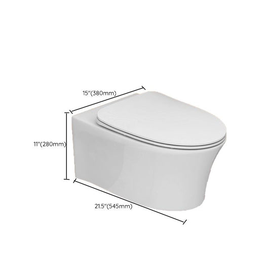 Modern White Ceramic Flush Toilet Wall Mount Urine Toilet with Seat for Bathroom Clearhalo 'Bathroom Remodel & Bathroom Fixtures' 'Home Improvement' 'home_improvement' 'home_improvement_toilets' 'Toilets & Bidets' 'Toilets' 1200x1200_f453f274-3889-41e2-a7c9-1a179d709d4c