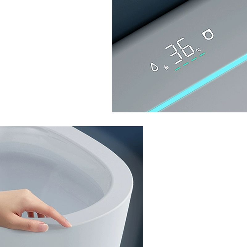 Wall Hung Toilet Set with Water Pressure Control and Heated Seat Clearhalo 'Bathroom Remodel & Bathroom Fixtures' 'Bidets' 'Home Improvement' 'home_improvement' 'home_improvement_bidets' 'Toilets & Bidets' 1200x1200_f45e4c58-a5c6-4071-8f4d-1bc2b52473e9