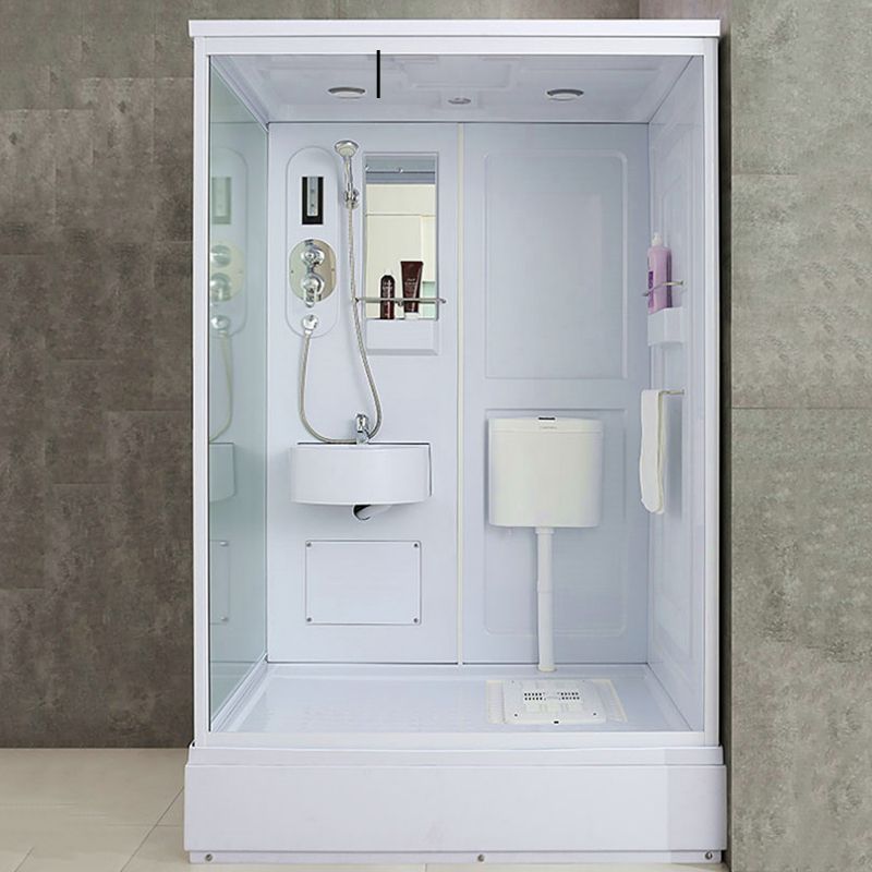 Shower Stall Faucet Shower Head Polish Rectangular Shower Stall Clearhalo 'Bathroom Remodel & Bathroom Fixtures' 'Home Improvement' 'home_improvement' 'home_improvement_shower_stalls_enclosures' 'Shower Stalls & Enclosures' 'shower_stalls_enclosures' 'Showers & Bathtubs' 1200x1200_f48ee091-5f0c-4554-90bb-922072698f6c