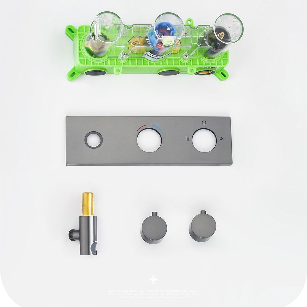 Modern Tub Spout Trim Brass Wall Mounted with Handshower Bath Faucet Trim Clearhalo 'Bathroom Remodel & Bathroom Fixtures' 'Bathtub Faucets' 'bathtub_faucets' 'Home Improvement' 'home_improvement' 'home_improvement_bathtub_faucets' 1200x1200_f491d136-df2d-41d2-810c-6f98cc031fec