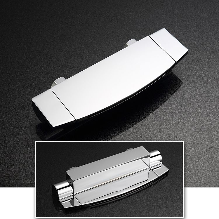 Modern Bathtub Faucet Copper Lever Handles Waterfall Wall Mounted Tub Faucet Trim Clearhalo 'Bathroom Remodel & Bathroom Fixtures' 'Bathtub Faucets' 'bathtub_faucets' 'Home Improvement' 'home_improvement' 'home_improvement_bathtub_faucets' 1200x1200_f4b4ec1c-66ae-4330-8e3c-922f46469da4