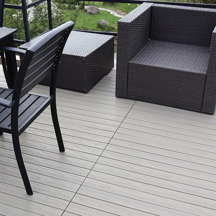 Square Snapping Patio Flooring Composite Tiles Striped Pattern Tile Set Clearhalo 'Home Improvement' 'home_improvement' 'home_improvement_outdoor_deck_tiles_planks' 'Outdoor Deck Tiles & Planks' 'Outdoor Flooring & Tile' 'Outdoor Remodel' 'outdoor_deck_tiles_planks' 1200x1200_f4e781a8-032c-4b7f-a558-d6af0681816d