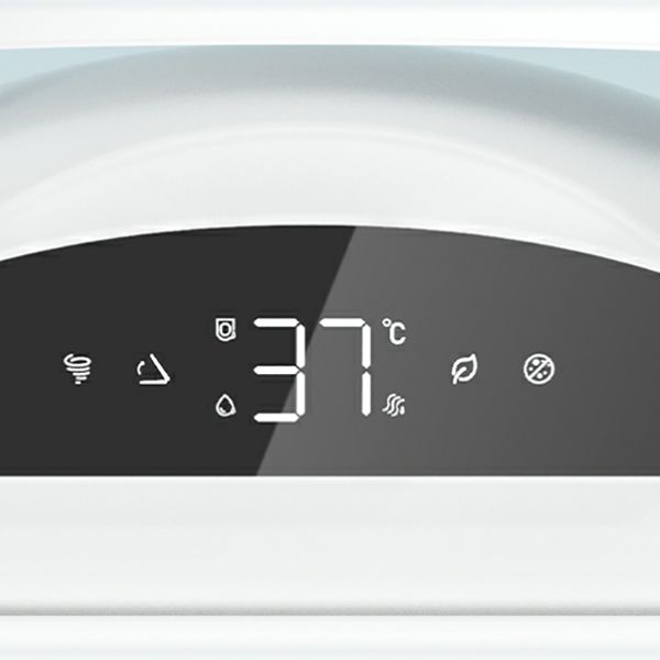 Round Smart Floor Standing Ceramic Bidet in White with Foot Sensor Clearhalo 'Bathroom Remodel & Bathroom Fixtures' 'Bidets' 'Home Improvement' 'home_improvement' 'home_improvement_bidets' 'Toilets & Bidets' 1200x1200_f4ee9e22-400f-452c-a94c-edf0f2295827