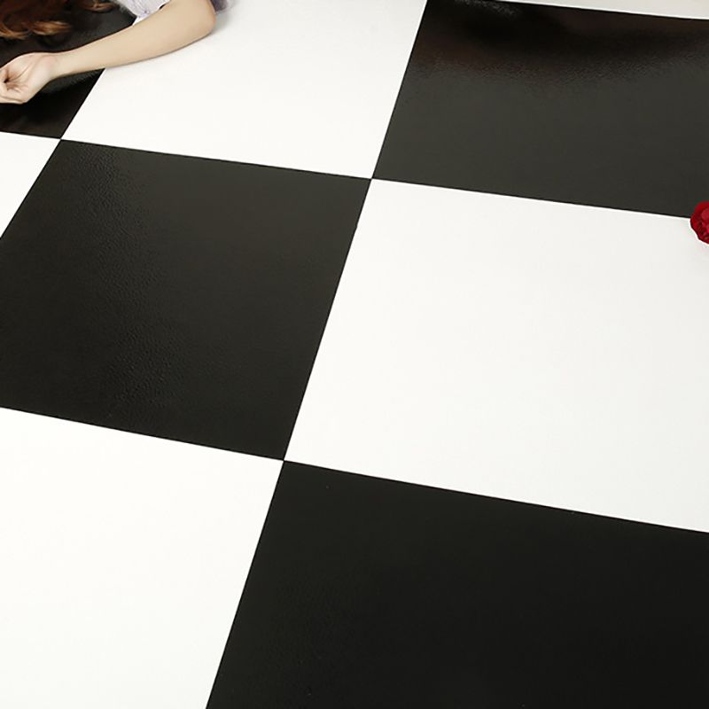 Square Plastic floor Water Resistant Peel & Stick Floor Tile Clearhalo 'Flooring 'Home Improvement' 'home_improvement' 'home_improvement_vinyl_flooring' 'Vinyl Flooring' 'vinyl_flooring' Walls and Ceiling' 1200x1200_f5366f11-e9fe-40ba-88c1-76865050aac9