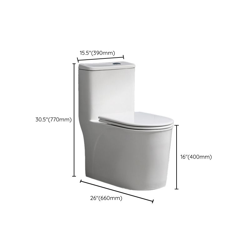 White Toilet Glazed Surface Modern All-In-One Toilet Bowl for Bathroom Clearhalo 'Bathroom Remodel & Bathroom Fixtures' 'Home Improvement' 'home_improvement' 'home_improvement_toilets' 'Toilets & Bidets' 'Toilets' 1200x1200_f53bfa94-9135-40fe-9784-083ad7366b3b