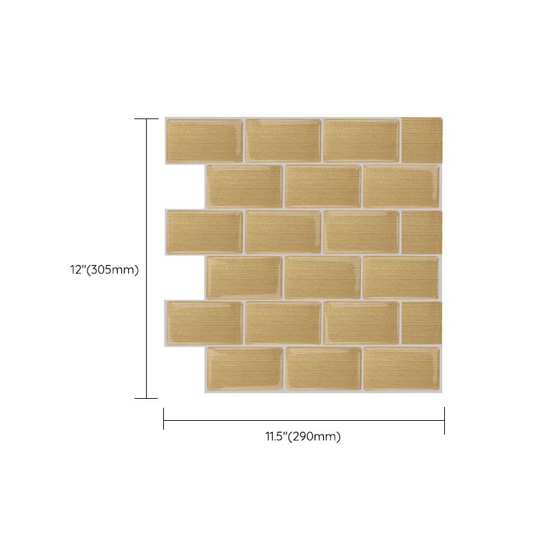 Modern Peel & Stick Mosaic Tile PVC Herringbone Peel and Stick Wall Tile Clearhalo 'Flooring 'Home Improvement' 'home_improvement' 'home_improvement_peel_stick_blacksplash' 'Peel & Stick Backsplash Tile' 'peel_stick_blacksplash' 'Walls & Ceilings' Walls and Ceiling' 1200x1200_f558d378-5c3b-49a5-b32e-ec8341fea418