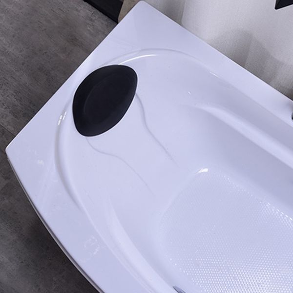 Modern Rectangular Bathtub Stand Alone Acrylic White Soaking Bath Clearhalo 'Bathroom Remodel & Bathroom Fixtures' 'Bathtubs' 'Home Improvement' 'home_improvement' 'home_improvement_bathtubs' 'Showers & Bathtubs' 1200x1200_f56a98ae-f30a-41ae-9feb-f4dd7c0bc4c4