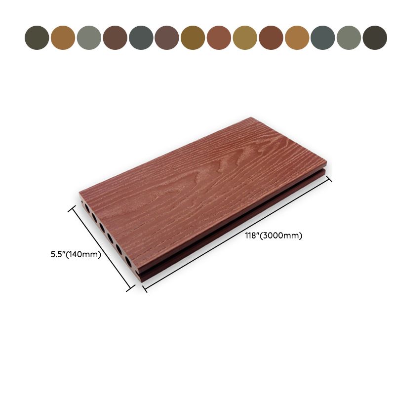 Outdoor Deck Plank Waterproof Slip Resistant Embossed Snapping Floor Board Clearhalo 'Home Improvement' 'home_improvement' 'home_improvement_outdoor_deck_tiles_planks' 'Outdoor Deck Tiles & Planks' 'Outdoor Flooring & Tile' 'Outdoor Remodel' 'outdoor_deck_tiles_planks' 1200x1200_f57d7ff4-065f-4289-b77e-93c3119b47d7