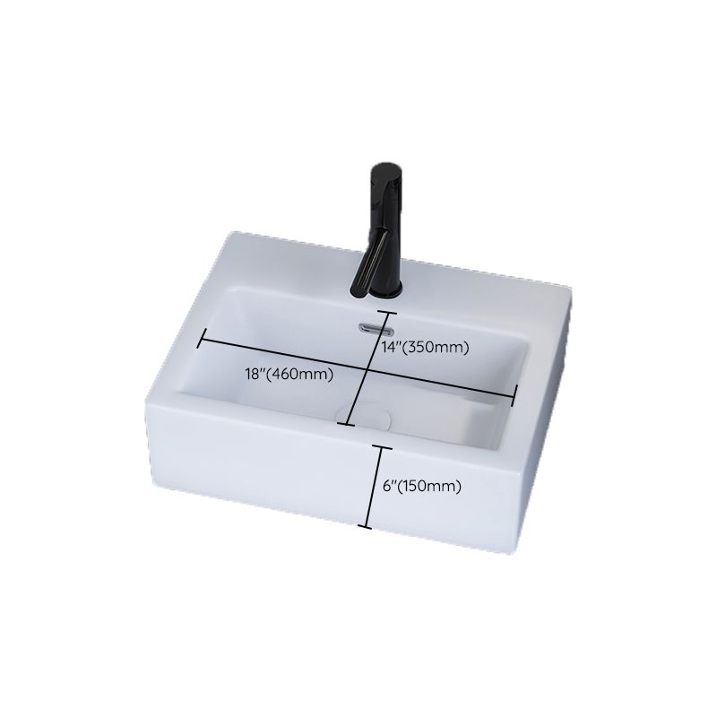 White Trough Bathroom Sink Rectangle Ceramic Trough Bathroom Sink Clearhalo 'Bathroom Remodel & Bathroom Fixtures' 'Bathroom Sinks & Faucet Components' 'Bathroom Sinks' 'bathroom_sink' 'Home Improvement' 'home_improvement' 'home_improvement_bathroom_sink' 1200x1200_f599447d-5c3d-46fe-b122-559d3aa63be5