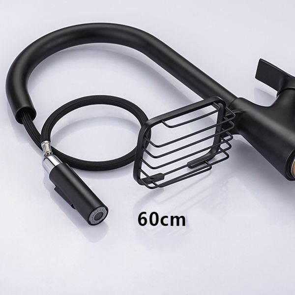 Modern Bar Faucet Brass Pulldown Sprayer Swivel Spout Kitchen Sink Faucet Clearhalo 'Home Improvement' 'home_improvement' 'home_improvement_kitchen_faucets' 'Kitchen Faucets' 'Kitchen Remodel & Kitchen Fixtures' 'Kitchen Sinks & Faucet Components' 'kitchen_faucets' 1200x1200_f5acd4f7-9bb0-4cee-86a3-d697f1366987