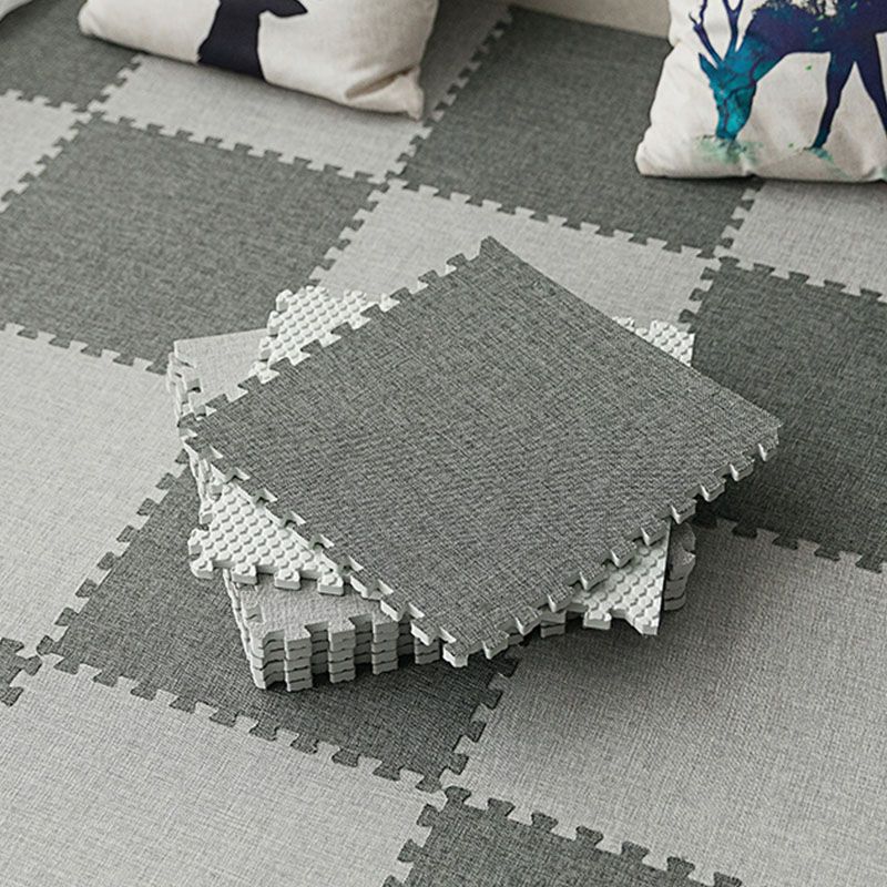 Carpet Tile Non-Skid Fade Resistant Solid Color Interlocking Carpet Tiles Dining Room Clearhalo 'Carpet Tiles & Carpet Squares' 'carpet_tiles_carpet_squares' 'Flooring 'Home Improvement' 'home_improvement' 'home_improvement_carpet_tiles_carpet_squares' Walls and Ceiling' 1200x1200_f5b33806-f24a-418c-b79b-1d7ac19135e7