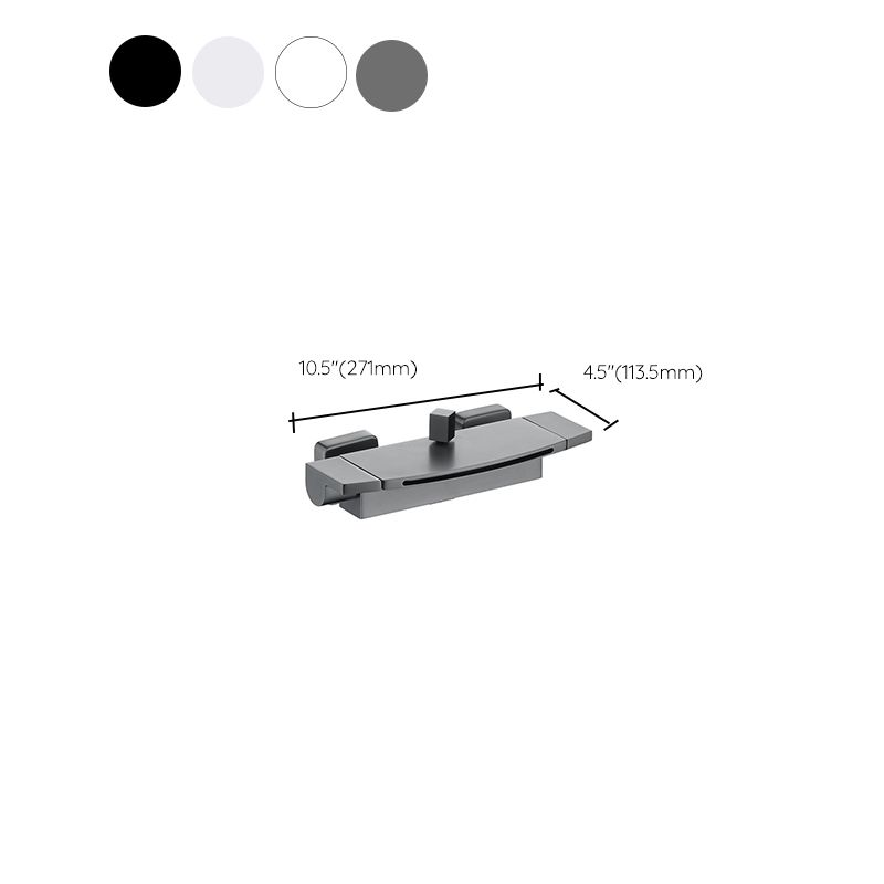 Contemporary Bathroom Faucet Wall Mounted Copper One Handle Fixed Clawfoot Tub Faucets Clearhalo 'Bathroom Remodel & Bathroom Fixtures' 'Bathtub Faucets' 'bathtub_faucets' 'Home Improvement' 'home_improvement' 'home_improvement_bathtub_faucets' 1200x1200_f5bb3676-540c-4a70-86ef-c54f227029f7