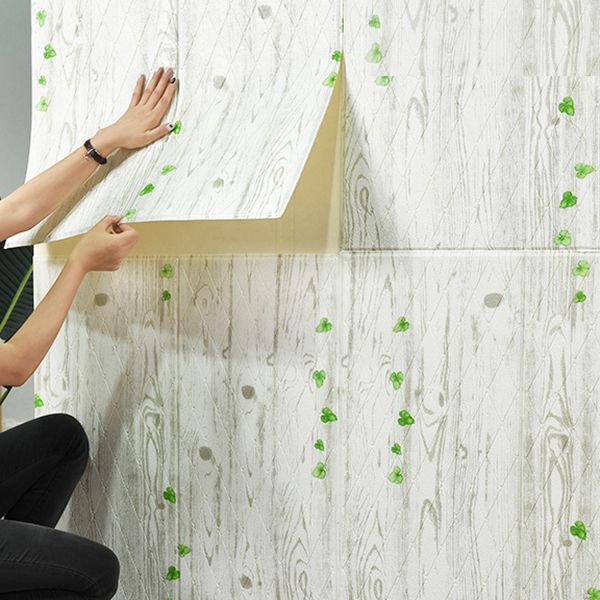 Plastic Wall Paneling Peel and Stick 3D Wall Paneling with Waterproof Clearhalo 'Flooring 'Home Improvement' 'home_improvement' 'home_improvement_wall_paneling' 'Wall Paneling' 'wall_paneling' 'Walls & Ceilings' Walls and Ceiling' 1200x1200_f5dfe1ab-ac5f-4944-be76-4a8d803861ba