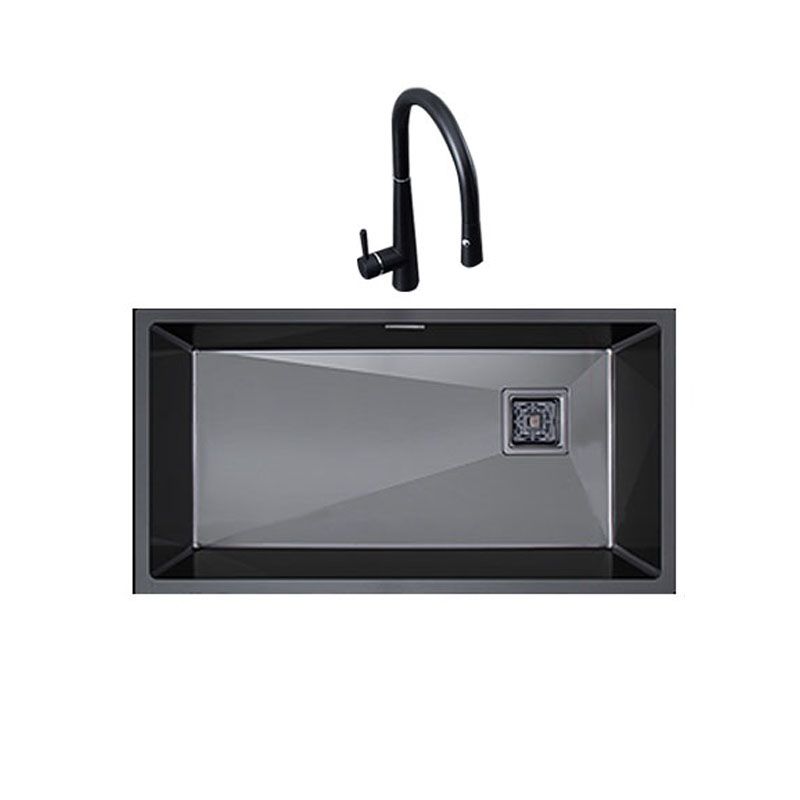 Classic Kitchen Sink Stainless Steel 1 Holes Kitchen Sink with Drain Strainer Kit Clearhalo 'Home Improvement' 'home_improvement' 'home_improvement_kitchen_sinks' 'Kitchen Remodel & Kitchen Fixtures' 'Kitchen Sinks & Faucet Components' 'Kitchen Sinks' 'kitchen_sinks' 1200x1200_f5eb1b3d-6dbe-4173-80c4-d43a7acc79d0