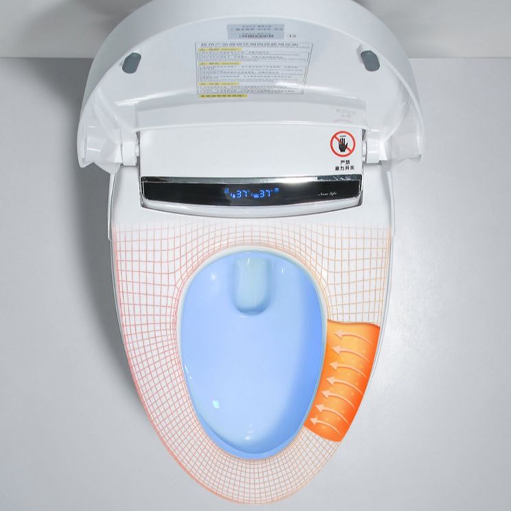Plastic Bidets Elongated White Contemporary Foot Sensor Smart Toilet Clearhalo 'Bathroom Remodel & Bathroom Fixtures' 'Bidets' 'Home Improvement' 'home_improvement' 'home_improvement_bidets' 'Toilets & Bidets' 1200x1200_f5f8b8df-d3f9-46fb-bbce-94bead616324