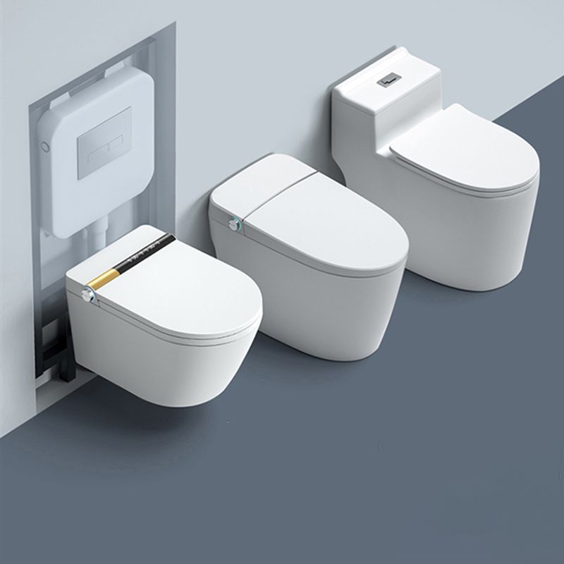 16.14" High Elongated Wall Mounted Bidet with Heated Seat White Bidet Clearhalo 'Bathroom Remodel & Bathroom Fixtures' 'Bidets' 'Home Improvement' 'home_improvement' 'home_improvement_bidets' 'Toilets & Bidets' 1200x1200_f6234012-86a0-4fbd-844d-ec0d5dd984ae