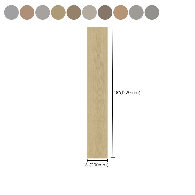 Nordic 8"x48" 12mm Natural Solid Wood Laminate Flooring, Click Cinch Loc, Waterproof Clearhalo 'Flooring 'Home Improvement' 'home_improvement' 'home_improvement_laminate_flooring' 'Laminate Flooring' 'laminate_flooring' Walls and Ceiling' 1200x1200_f630fe76-3e93-42e7-a779-9d11d13859a2