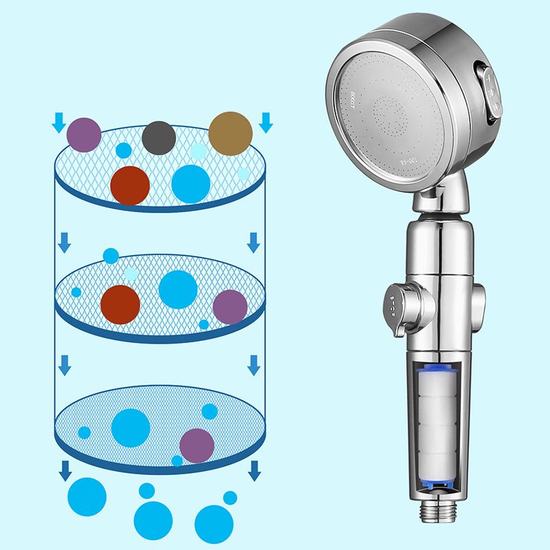 Modern Hand Shower Stainless Steel Adjustable Shower Head Water Efficient Shower Combo Clearhalo 'Bathroom Remodel & Bathroom Fixtures' 'Home Improvement' 'home_improvement' 'home_improvement_shower_heads' 'Shower Heads' 'shower_heads' 'Showers & Bathtubs Plumbing' 'Showers & Bathtubs' 1200x1200_f658e90c-afef-4c0e-9b47-b7d0eb07aab5