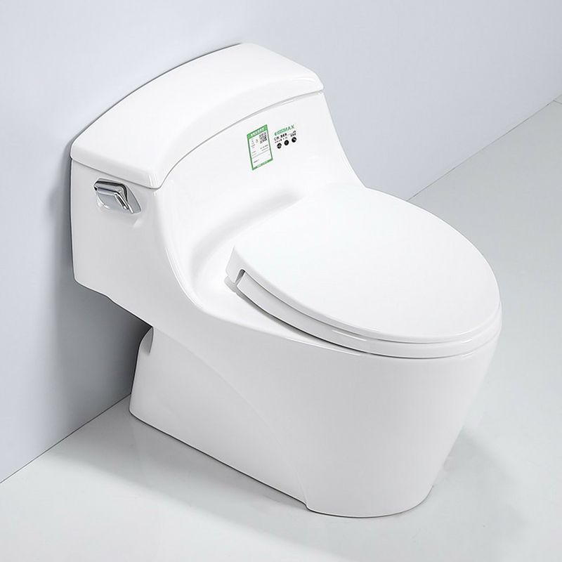 Traditional Ceramic Toilet Bowl One Piece Flush Toilet with Toilet Seat Clearhalo 'Bathroom Remodel & Bathroom Fixtures' 'Home Improvement' 'home_improvement' 'home_improvement_toilets' 'Toilets & Bidets' 'Toilets' 1200x1200_f6750748-bb87-45ad-8499-7e7ed995b78d