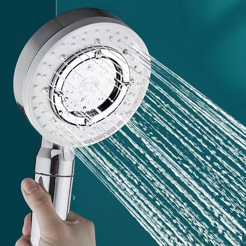 Modern Handheld Shower Head Adjustable Spray Pattern Shower Head in Stainless Steel Clearhalo 'Bathroom Remodel & Bathroom Fixtures' 'Home Improvement' 'home_improvement' 'home_improvement_shower_heads' 'Shower Heads' 'shower_heads' 'Showers & Bathtubs Plumbing' 'Showers & Bathtubs' 1200x1200_f67d2963-b8d5-4020-a5e1-f7060c2116e4