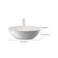 Modern Ellipse Stone Bathtub White Freestand Soaking Bathtub with Overflow Hole Clearhalo 'Bathroom Remodel & Bathroom Fixtures' 'Bathtubs' 'Home Improvement' 'home_improvement' 'home_improvement_bathtubs' 'Showers & Bathtubs' 1200x1200_f68ce55d-3c83-4e4a-b03b-489695613437