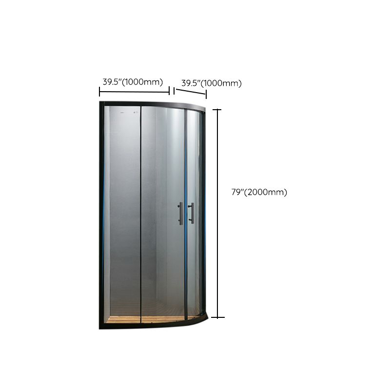 Aluminum Alloy Tempered Glass Shower Door Simple Shower Screen Clearhalo 'Bathroom Remodel & Bathroom Fixtures' 'Home Improvement' 'home_improvement' 'home_improvement_shower_tub_doors' 'Shower and Tub Doors' 'shower_tub_doors' 'Showers & Bathtubs' 1200x1200_f6953d20-8d50-4a94-a94f-8fbc83ce6cfc