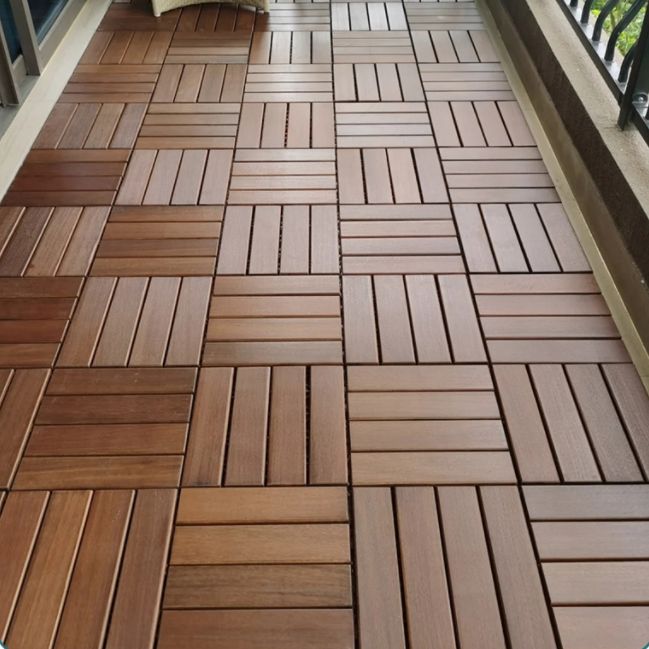 Interlocking Deck Tiles Wood Deck Flooring Tiles for Outdoor Patio Clearhalo 'Home Improvement' 'home_improvement' 'home_improvement_outdoor_deck_tiles_planks' 'Outdoor Deck Tiles & Planks' 'Outdoor Flooring & Tile' 'Outdoor Remodel' 'outdoor_deck_tiles_planks' 1200x1200_f6a68cd7-70c8-47f1-9e69-337a2760c4dd
