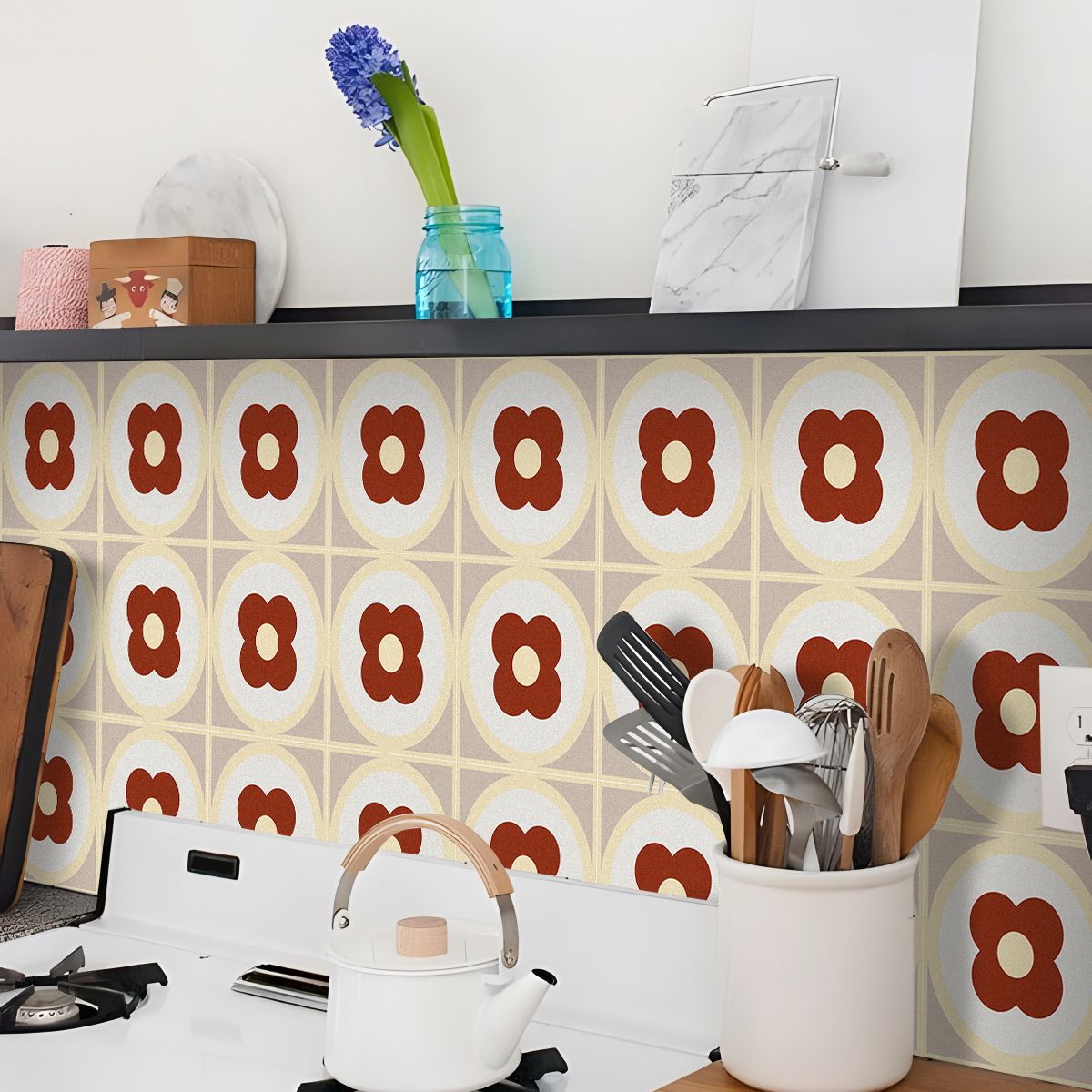 Square Peel & Stick Field Tile Waterproof PVC Peel and Stick Wall Tile Clearhalo 'Flooring 'Home Improvement' 'home_improvement' 'home_improvement_peel_stick_blacksplash' 'Peel & Stick Backsplash Tile' 'peel_stick_blacksplash' 'Walls & Ceilings' Walls and Ceiling' 1200x1200_f6a69bbf-f34d-4148-a567-9c35d613acfa