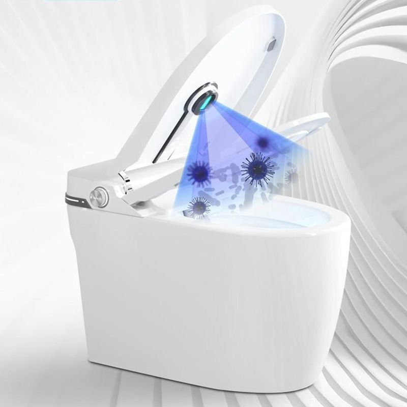 15.9" W Antimicrobial Ceramic Floor Mount Bidet with Warm Air Dryer Clearhalo 'Bathroom Remodel & Bathroom Fixtures' 'Bidets' 'Home Improvement' 'home_improvement' 'home_improvement_bidets' 'Toilets & Bidets' 1200x1200_f6c9efd6-f53d-41aa-8e97-8b897506ec64