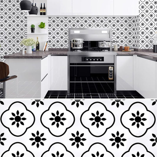 Modern Mosaic Tile Arabesque Print Peel and Stick Backsplash Tile for Kitchen Clearhalo 'Flooring 'Home Improvement' 'home_improvement' 'home_improvement_peel_stick_blacksplash' 'Peel & Stick Backsplash Tile' 'peel_stick_blacksplash' 'Walls & Ceilings' Walls and Ceiling' 1200x1200_f6ce4085-ef8c-45dc-844c-2c54df3a4ed5