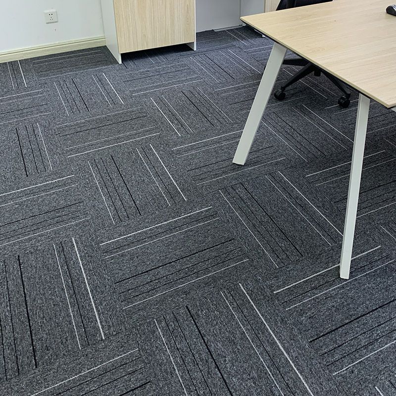 Carpet Tile 20" X 20" Level Loop Bedroom Non-Skid Carpet Floor Tile Clearhalo 'Carpet Tiles & Carpet Squares' 'carpet_tiles_carpet_squares' 'Flooring 'Home Improvement' 'home_improvement' 'home_improvement_carpet_tiles_carpet_squares' Walls and Ceiling' 1200x1200_f7607d95-e050-4df3-b04a-d1194264355d
