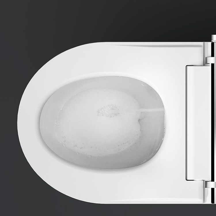White Wall Hung Toilet Set with Heated Seat and Remote Control Included Clearhalo 'Bathroom Remodel & Bathroom Fixtures' 'Bidets' 'Home Improvement' 'home_improvement' 'home_improvement_bidets' 'Toilets & Bidets' 1200x1200_f77c1767-92b4-4cbc-86ad-3b98f8d73a90