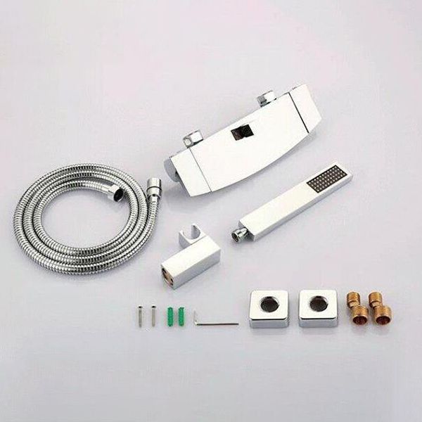 Modern Bathroom Tub Spout Wall Mounted Fixed Waterfall Faucet Clearhalo 'Bathroom Remodel & Bathroom Fixtures' 'Bathtub Faucets' 'bathtub_faucets' 'Home Improvement' 'home_improvement' 'home_improvement_bathtub_faucets' 1200x1200_f77dd327-63ff-4a1d-8a24-9b703dcf2a30