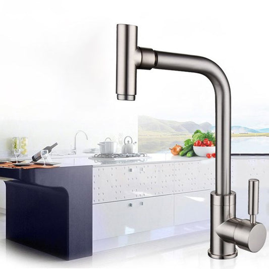 Modern Lead Free Water Filler One Handle High Arch Kitchen Faucet Clearhalo 'Home Improvement' 'home_improvement' 'home_improvement_kitchen_faucets' 'Kitchen Faucets' 'Kitchen Remodel & Kitchen Fixtures' 'Kitchen Sinks & Faucet Components' 'kitchen_faucets' 1200x1200_f77e7520-67bd-4614-9166-30931ddcba55