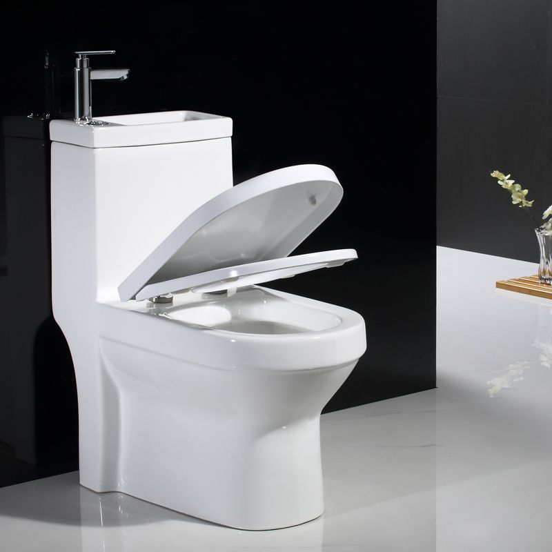 Modern Toilet Bowl Floor Mounted Porcelain All-In-One Flush Toilet Clearhalo 'Bathroom Remodel & Bathroom Fixtures' 'Home Improvement' 'home_improvement' 'home_improvement_toilets' 'Toilets & Bidets' 'Toilets' 1200x1200_f7d1677a-e70c-4706-a61f-99d81fe17a57