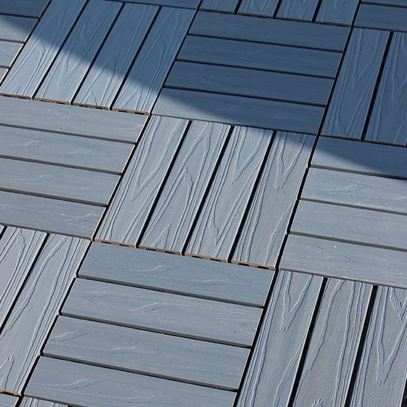 12" X 12"4-Slat Square PVC Flooring Tiles Snap Fit Installation Floor Board Tiles Clearhalo 'Home Improvement' 'home_improvement' 'home_improvement_outdoor_deck_tiles_planks' 'Outdoor Deck Tiles & Planks' 'Outdoor Flooring & Tile' 'Outdoor Remodel' 'outdoor_deck_tiles_planks' 1200x1200_f7db66e1-bcc1-4f07-9e04-09d0050ad9d4