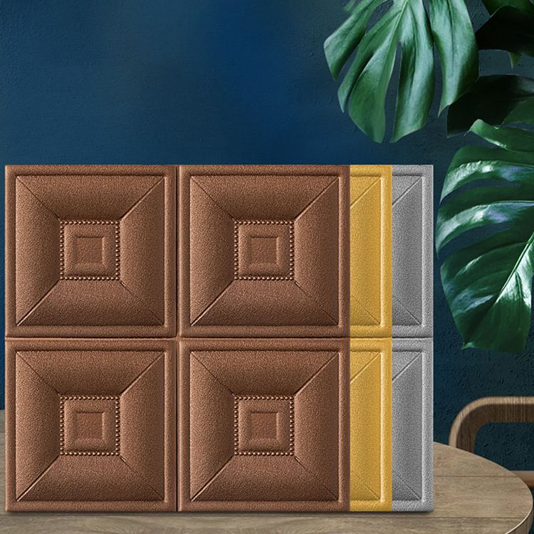 Glam Wall Access Panel PVC Self-Adhesive 3D Embossed Waterproof Wall Panel Clearhalo 'Flooring 'Home Improvement' 'home_improvement' 'home_improvement_wall_paneling' 'Wall Paneling' 'wall_paneling' 'Walls & Ceilings' Walls and Ceiling' 1200x1200_f7e6f02d-e835-4a4c-a826-1ade1ec2576a