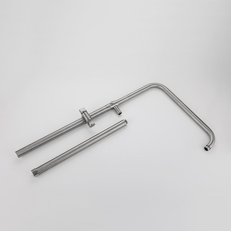 Modern Shower System Stainless Steel Adjustable Shower Head Shower Combo Clearhalo 'Bathroom Remodel & Bathroom Fixtures' 'Home Improvement' 'home_improvement' 'home_improvement_shower_faucets' 'Shower Faucets & Systems' 'shower_faucets' 'Showers & Bathtubs Plumbing' 'Showers & Bathtubs' 1200x1200_f7eca764-c3f3-46f8-997e-69eb85413239