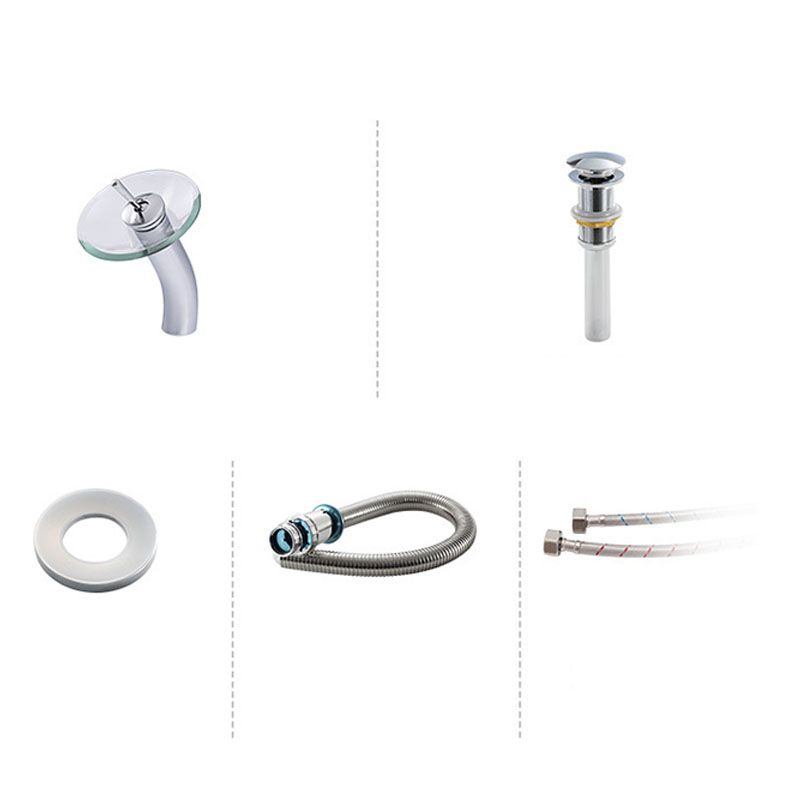 Tempered Glass Bathroom Sink Modern Style Bathroom Sink with Specialty Shape Clearhalo 'Bathroom Remodel & Bathroom Fixtures' 'Bathroom Sinks & Faucet Components' 'Bathroom Sinks' 'bathroom_sink' 'Home Improvement' 'home_improvement' 'home_improvement_bathroom_sink' 1200x1200_f7f0f11d-fe13-4630-8314-bc8f238d7b3a