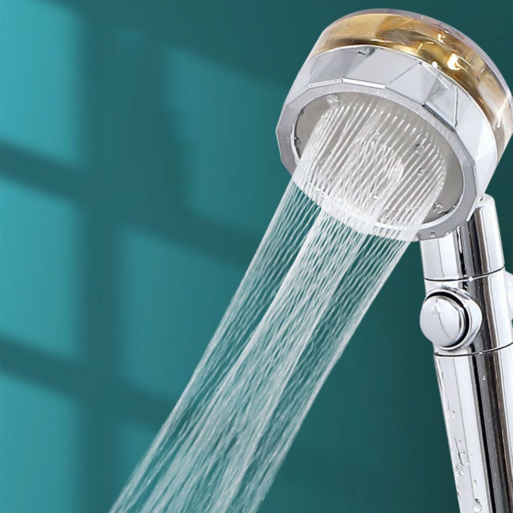 Contemporary Handheld Supercharged Shower Head Round Spray Head Clearhalo 'Bathroom Remodel & Bathroom Fixtures' 'Home Improvement' 'home_improvement' 'home_improvement_shower_heads' 'Shower Heads' 'shower_heads' 'Showers & Bathtubs Plumbing' 'Showers & Bathtubs' 1200x1200_f800c343-cb95-421f-bcb4-bac9b65024fb