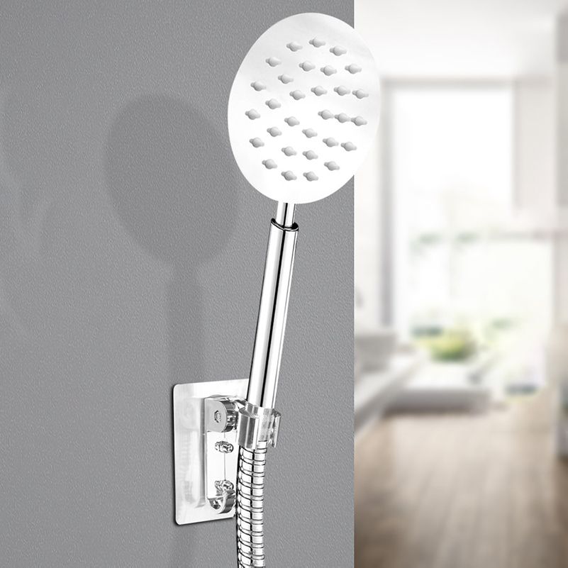 Round Shower Head Stainless Steel 3 Sprays Wall-Mounted Handheld Shower Head Clearhalo 'Bathroom Remodel & Bathroom Fixtures' 'Home Improvement' 'home_improvement' 'home_improvement_shower_heads' 'Shower Heads' 'shower_heads' 'Showers & Bathtubs Plumbing' 'Showers & Bathtubs' 1200x1200_f8035a0b-1aae-4eac-803c-cfb50b006438